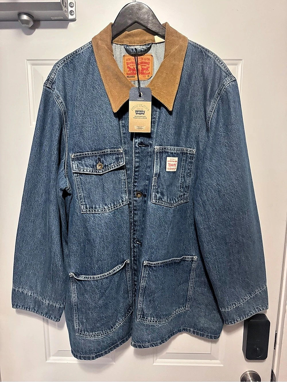 Levi's Relaxed chore coat xl nwt